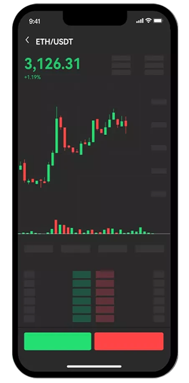 NFT数据分析APP页面展示